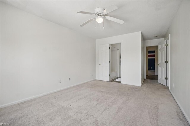 610 Barberton Dr, Virginia Beach, VA 23451 - unfurnished bedroom with carpet floors, baseboards, and a ceiling fan