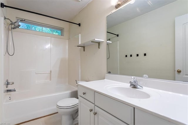 1209 Willow Creek Ct, Chesapeake, VA 23321 - full bath featuring  shower combination, toilet, and vanity
