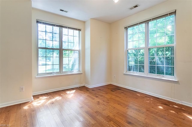1209 Willow Creek Ct, Chesapeake, VA 23321 - spare room with healthy amount of natural light, wood finished floors, and baseboards