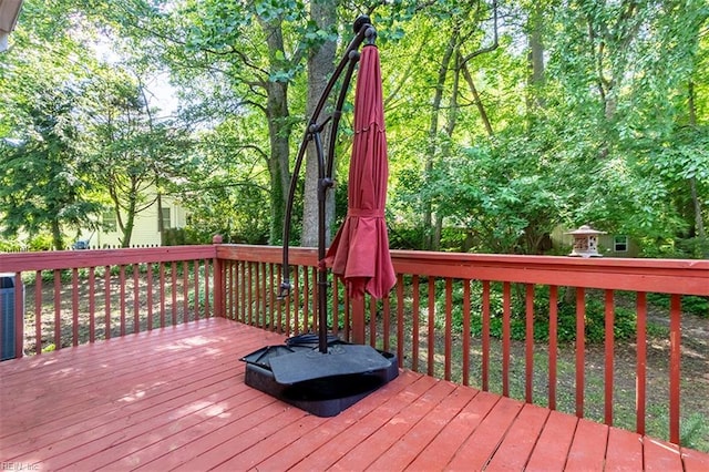 1209 Willow Creek Ct, Chesapeake, VA 23321 - view of wooden terrace