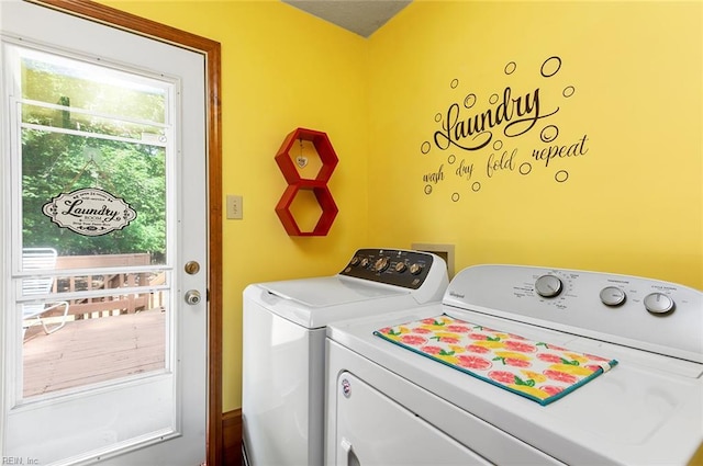 3408 Waterview Rd, Toano, VA 23168 - laundry area featuring washing machine and clothes dryer