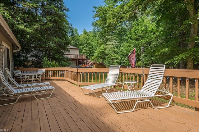 3408 Waterview Rd, Toano, VA 23168 - view of wooden deck