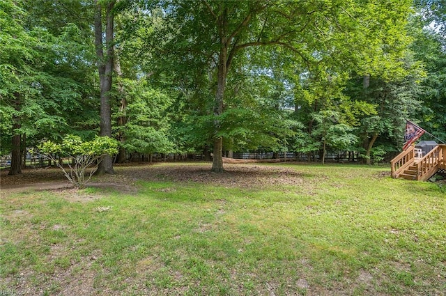 3408 Waterview Rd, Toano, VA 23168 - view of yard featuring stairs