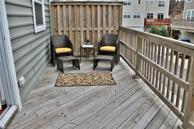 233 Verde St, Virginia Beach, VA 23462 - view of wooden deck