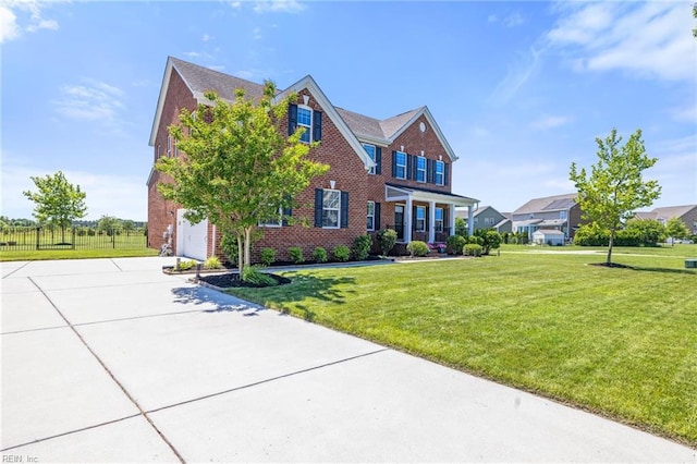 1925 Dale Greene Pl, Virginia Beach, VA 23456 - view of front of house featuring driveway, an attached garage, and brick siding