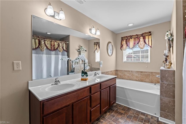 331 Fountain Way Unit 66, Hampton, VA 23666 - full bath with a garden tub and double vanity