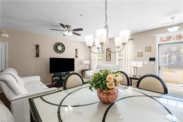 331 Fountain Way Unit 66, Hampton, VA 23666 - dining room with ceiling fan