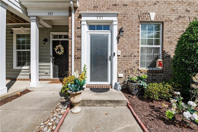 331 Fountain Way Unit 66, Hampton, VA 23666 - view of exterior entry with brick siding