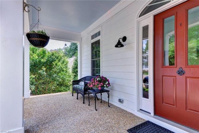 117 Shinnecock, Williamsburg, VA 23188 - property entrance with a porch