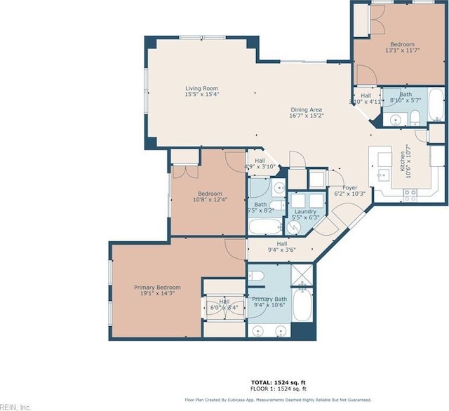 5414 Foundation St, Williamsburg, VA 23188 - floor plan / room layout