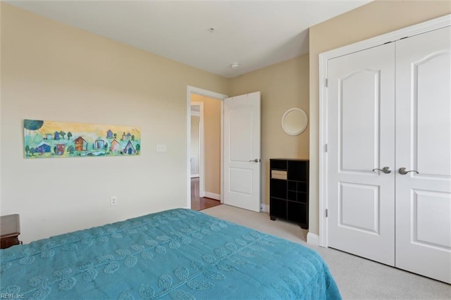 5414 Foundation St, Williamsburg, VA 23188 - bedroom with carpet floors, baseboards, and a closet