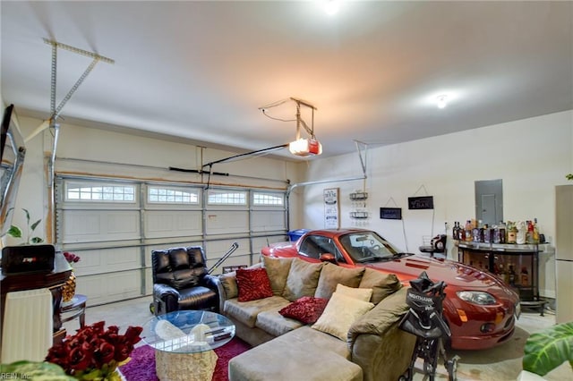 101 Utah St, Portsmouth, VA 23701 - garage featuring a garage door opener and electric panel