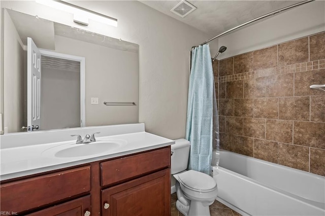 6304 Ball Ave, Norfolk, VA 23518 - bathroom featuring toilet, vanity, and shower / tub combo