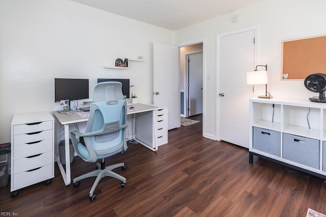 1 Lake Walk Xing, Hampton, VA 23666 - office area featuring dark wood-style floors