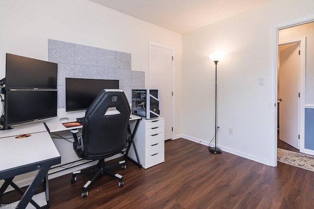 1 Lake Walk Xing, Hampton, VA 23666 - office featuring dark wood-style flooring and baseboards