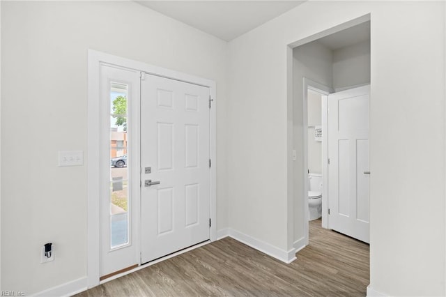 230 Independence St, Portsmouth, VA 23701 - entryway with baseboards and wood finished floors