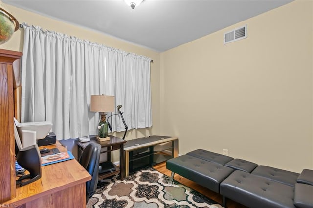8332 Halprin Dr, Norfolk, VA 23518 - office area featuring wood finished floors