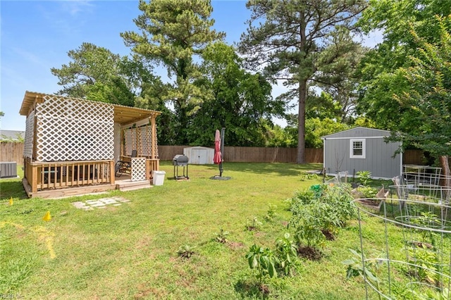 8332 Halprin Dr, Norfolk, VA 23518 - view of yard with central air condition unit
