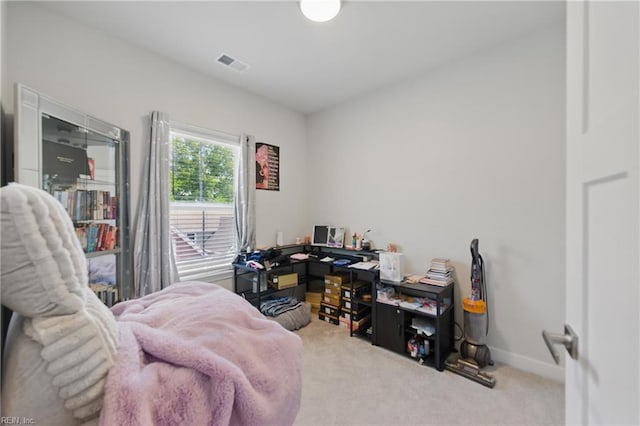 office featuring carpet and baseboards
