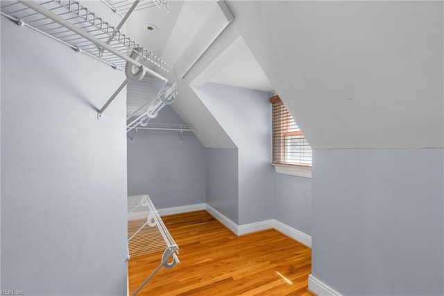 6052 Newport Cres, Norfolk, VA 23505 - spacious closet with wood finished floors and lofted ceiling