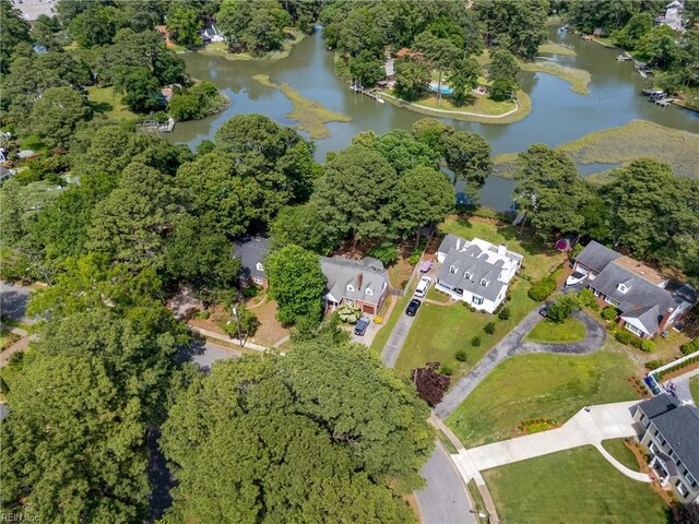 6052 Newport Cres, Norfolk, VA 23505 - aerial view of property's location featuring a large body of water