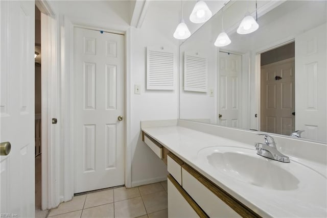 713 Quesnel Dr, Virginia Beach, VA 23454 - bathroom with tile patterned floors and vanity