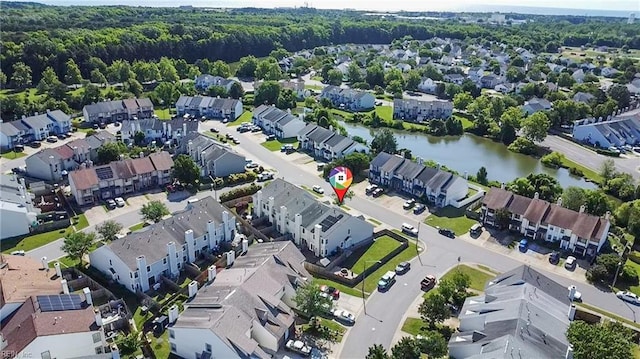 713 Quesnel Dr, Virginia Beach, VA 23454 - aerial perspective of suburban area featuring a nearby body of water