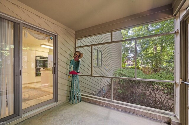 4401 Leatherwood Dr, Virginia Beach, VA 23462 - view of unfurnished sunroom