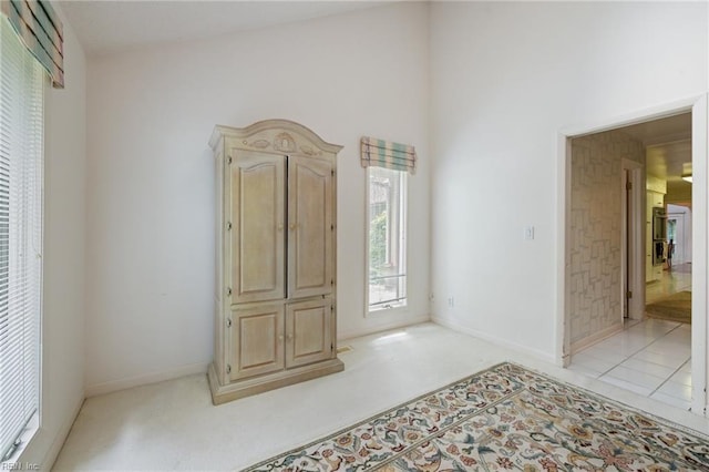 4401 Leatherwood Dr, Virginia Beach, VA 23462 - entryway with baseboards and a towering ceiling