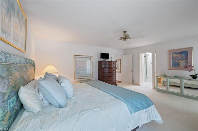 4401 Leatherwood Dr, Virginia Beach, VA 23462 - bedroom with light colored carpet and ceiling fan