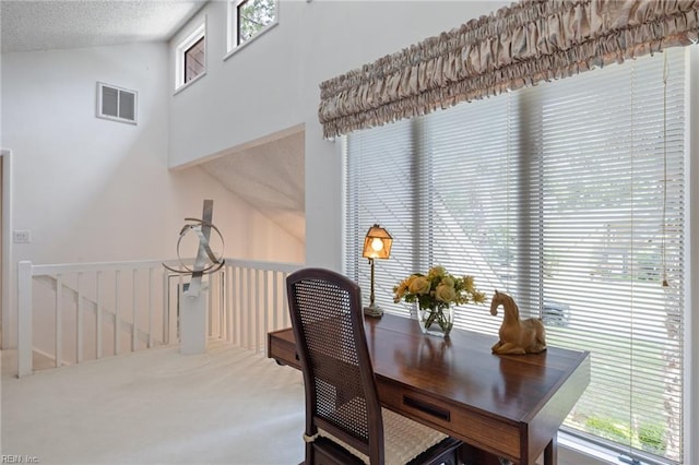 4401 Leatherwood Dr, Virginia Beach, VA 23462 - dining space featuring vaulted ceiling and carpet flooring