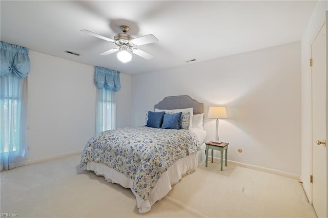 4401 Leatherwood Dr, Virginia Beach, VA 23462 - carpeted bedroom featuring baseboards and ceiling fan
