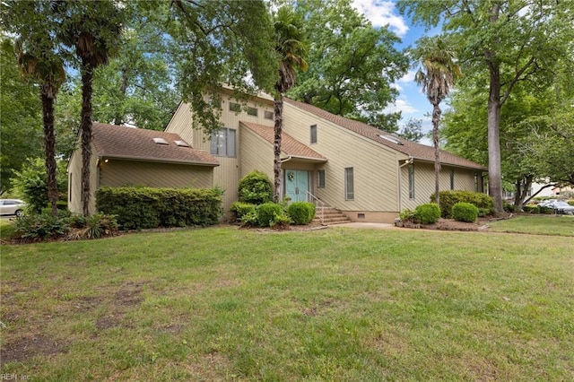 4401 Leatherwood Dr, Virginia Beach, VA 23462 - view of front of house featuring a front yard