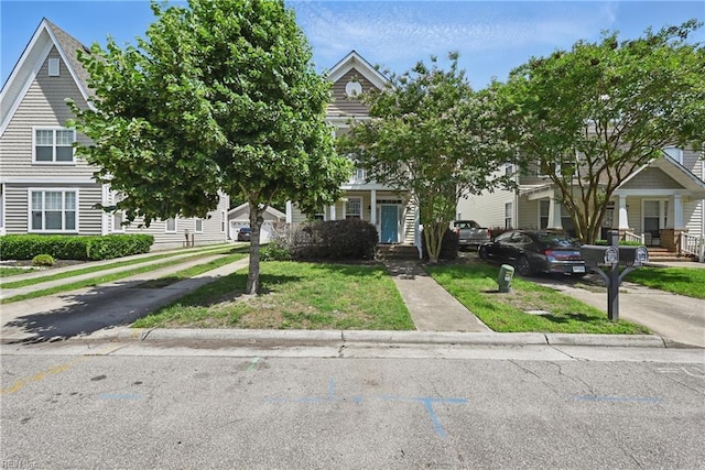 535 Normandy St, Portsmouth, VA 23701 - view of front of property featuring a front lawn