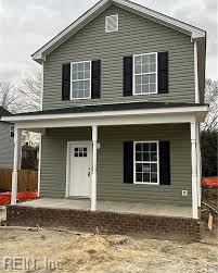 406 Saint James Ave, Suffolk, VA 23434 - view of front facade with a porch