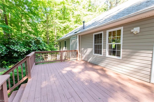 505 Plantation Rd, North, VA 23128 - view of wooden terrace