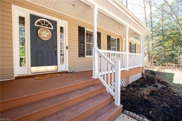 505 Plantation Rd, North, VA 23128 - entrance to property with a porch