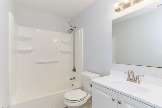 541 Mango Dr, Virginia Beach, VA 23452 - full bathroom with toilet, vanity, and shower / washtub combination