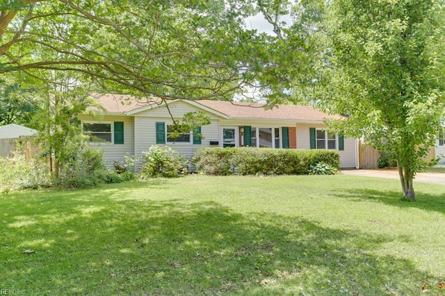 541 Mango Dr, Virginia Beach, VA 23452 - single story home featuring a front lawn