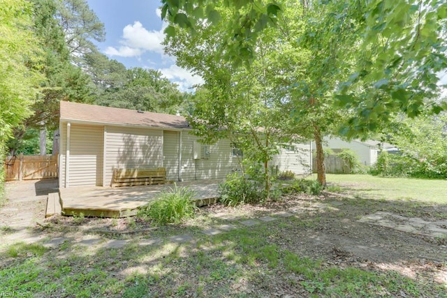 541 Mango Dr, Virginia Beach, VA 23452 - rear view of house with a deck