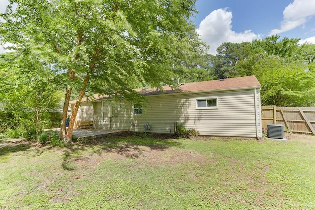 541 Mango Dr, Virginia Beach, VA 23452 - rear view of house featuring cooling unit and a patio area