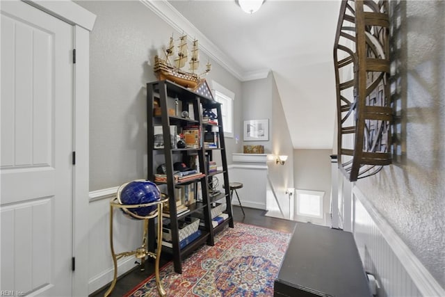 2408 Mathews Green Rd, Virginia Beach, VA 23456 - entryway featuring crown molding and wainscoting