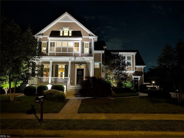 2408 Mathews Green Rd, Virginia Beach, VA 23456 - view of front of house with a porch