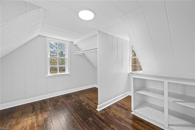 221 Homestead Rd, Franklin, VA 23851 - bonus room with hardwood / wood-style floors, lofted ceiling, and baseboards