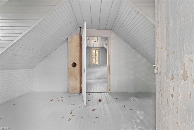 221 Homestead Rd, Franklin, VA 23851 - additional living space featuring vaulted ceiling and wood finished floors