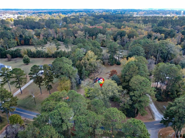 221 Homestead Rd, Franklin, VA 23851 - aerial view of property and surrounding area with a heavily wooded area