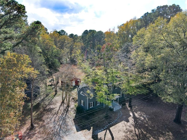 221 Homestead Rd, Franklin, VA 23851 - aerial view of property's location with a heavily wooded area