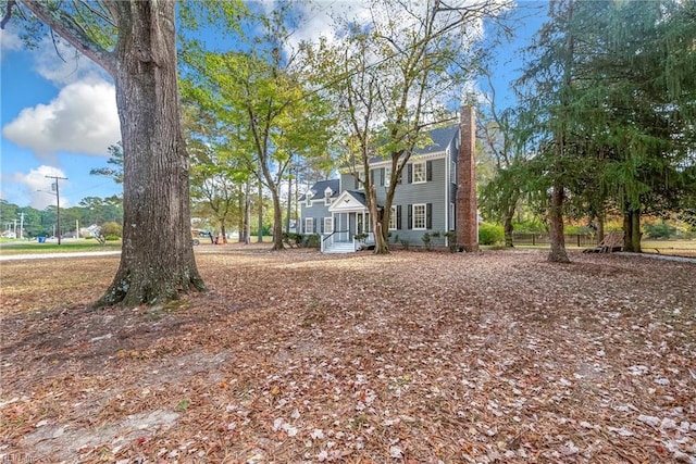 221 Homestead Rd, Franklin, VA 23851 - view of front of house featuring a chimney