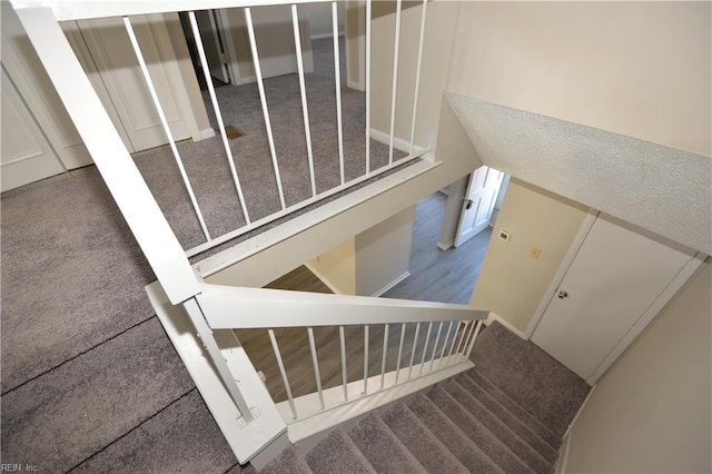 3861 Chancery Ln, Virginia Beach, VA 23452 - stairway with carpet floors