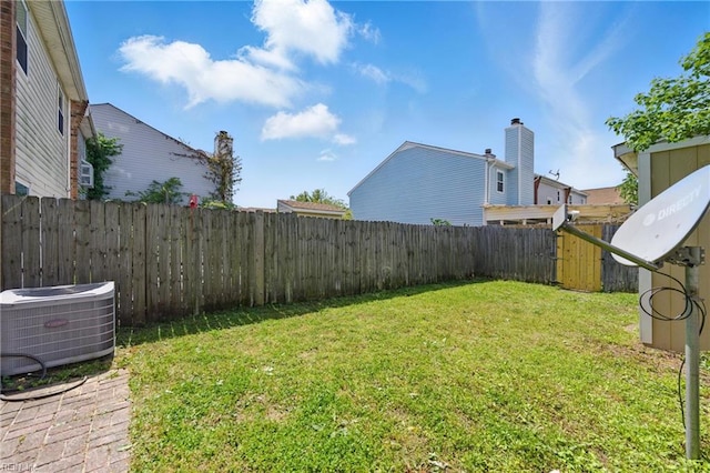 3531 Woodburne Dr, Virginia Beach, VA 23452 - view of yard with central AC unit